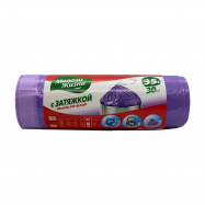 Пакети для сміття Мелочи Жизни Бджілка з затяжками 35л 30шт - Фото