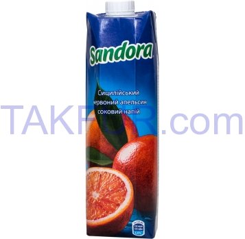 Напиток соковый Sandora сицилийский красный апельсин 0.95л - Фото