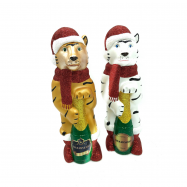 Новогоднее украшение Тигр 28см большой пластик - Фото