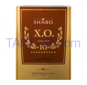 Бренди Shabo Extra Old 10 звезд 40% 0.5л - Фото
