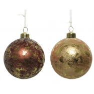 КУЛЯ СКЛЯНА ЗОЛ НАПИЛ 80 ММ - Фото