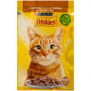 Корм влажный Friskies с индейкой в подливке для кошек 85г - Фото