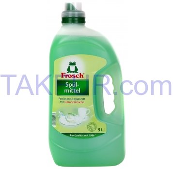 Жидкость для мытья посуды Frosch Зеленый Лимон 5л - Фото
