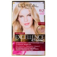Крем-краска L`Oréal Paris Excell Crème 10.21 св-св-русый 1шт - Фото