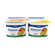 Йогурт Живинка Персик-маракуйя 1.2% 4*115г/уп - Фото