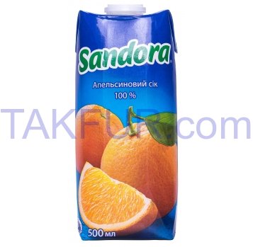 Сок Sandora Апельсиновый 500мл - Фото