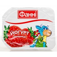 Йогурт Фанні Клубника 1.5% 115г - Фото
