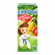 Cок Садочок Мультивитамин с мякотью 200мл - Фото