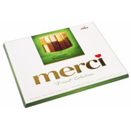 Конфеты Merci шоколадные 4 вида с миндалем 250г