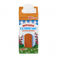Сливки Селянські ультрапастеризованные 10% 200г - Фото