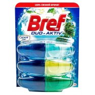 Средство д/чистки унитаза Bref Duo-Aktiv Свеж микс 50мл*3шт - Фото