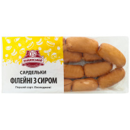 Сардельки Бащинський Филейные с сыром первый сорт весовые - Фото