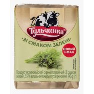 Сырный продукт плавленый Тульчинка вкус зелени 55% 90г - Фото
