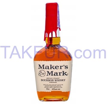 Виски Maker`s Mark (бурбон) 45% 0,7л - Фото