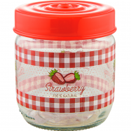 HEREVIN БАНКА STRAWBERRY 0.425Л - Фото