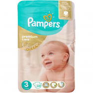 Подгузники Pampers Premium Care 3 для детей 6-10кг 60шт - Фото