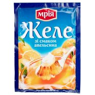 Желе Мрія со вкусом апельсина быстрого приготовления 90г - Фото