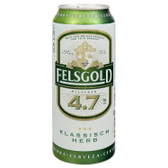 Пиво Felsgold светлое фильтрован пастеризованное 4.7% 0.5л - Фото
