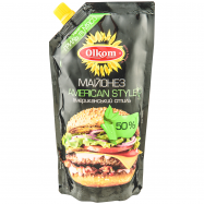 Майонез Olkom American Style 53% 360г - Фото