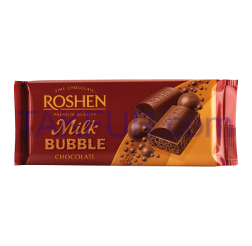 Шоколад Roshen пористый молочный 85г - Фото