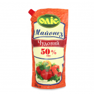 Майонез Оліс Чудовий 50% 560г - Фото