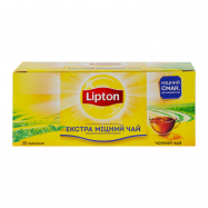 LIPTON ЧАЙ В ПАК ЕКСТРА СТРОНГ 25 ПАК - Фото