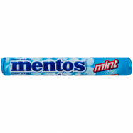 Драже Mentos Mint со вкусом мяты жевательные 37г - Фото