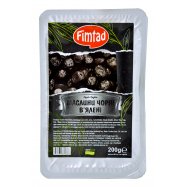 Маслины Fimtad черные вяленые 200г - Фото