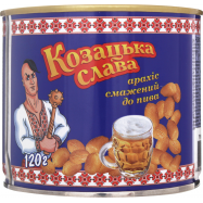 Арахис Козацька слава жареный к пиву 120г - Фото