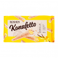Трубочки вафельные Roshen Konafetto с ванильн начинкой 140г - Фото