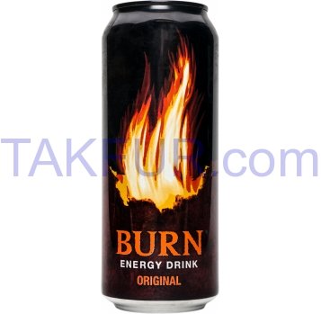 Напиток Burn Классический энергетический б/а 500мл ж/б - Фото