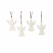 Підвіска Янгол порцелянова 6х 8 см - Фото