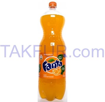 Напиток Fanta Апельсин безалкогольный сильногазированный 2л - Фото