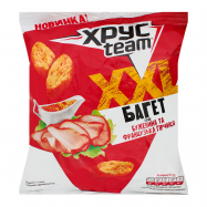 Сухарики ХрусTeam Буженина и французская горчица 140г - Фото