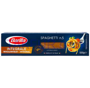 Макаронные изделия Barilla Spaghetti 5 цельнозерновые 500г - Фото
