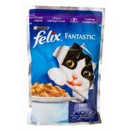 Корм для котов Purina Felix Fantastic с ягненком в желе 100г - Фото