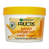 Маска д/вол Garnier Fruct Superfood Банан Экстра питан 390мл - Фото