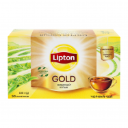 LIPTON ЧАЙ В ПАК ГОЛД 50 ПАК - Фото