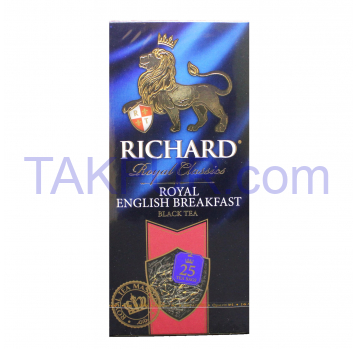 Чай Richard English Breakfest черный цейлонский 2г*25шт 50г - Фото