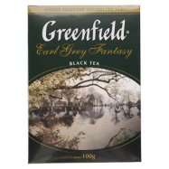 Чай Greenfield Earl Grey Fantasy черн цейл байх листов 100г - Фото