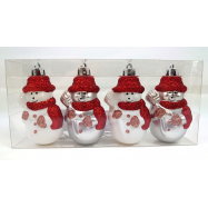 НАБІР ФІГУР СНІГОВИК 4 ШТ 8 СМ - Фото
