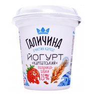 Йогурт Галичина Клубника-злаки 2.5% 280г - Фото