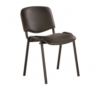 Стул NS Iso black (CH) V-4 черный кожзам - Фото