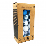 Набір куль Tarrington House Frost в асортименті 36 пр 40мм - Фото