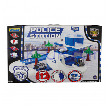 Набор игрушечный Wader Play Tracks City Police Station 1шт - Фото