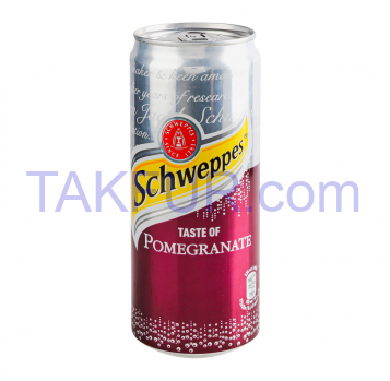 Напиток безалкогольный Schweppes Pomegranate с/газ 330мл - Фото