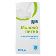 Молоко Aro питьевое ультрапастеризованное 1,5% 1028г