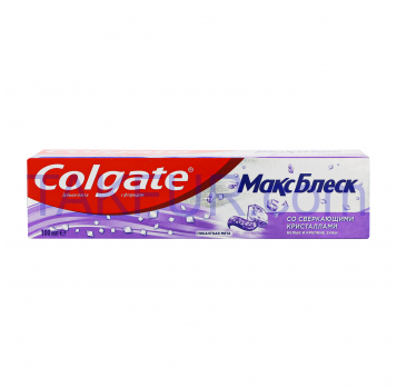 Паста зубная Colgate МаксБлеск со сверкающими кристал 100мл - Фото