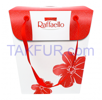 Конфеты Raffaello в стружке с целым миндальным орехом 230г - Фото