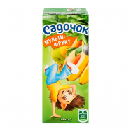 Нектар Садочок Мультифрукт с мякотью 200мл - Фото